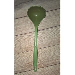 Vintage FOLEY Green Nylon Plastic Soup Stew Ladle Dipper Serving Spoon